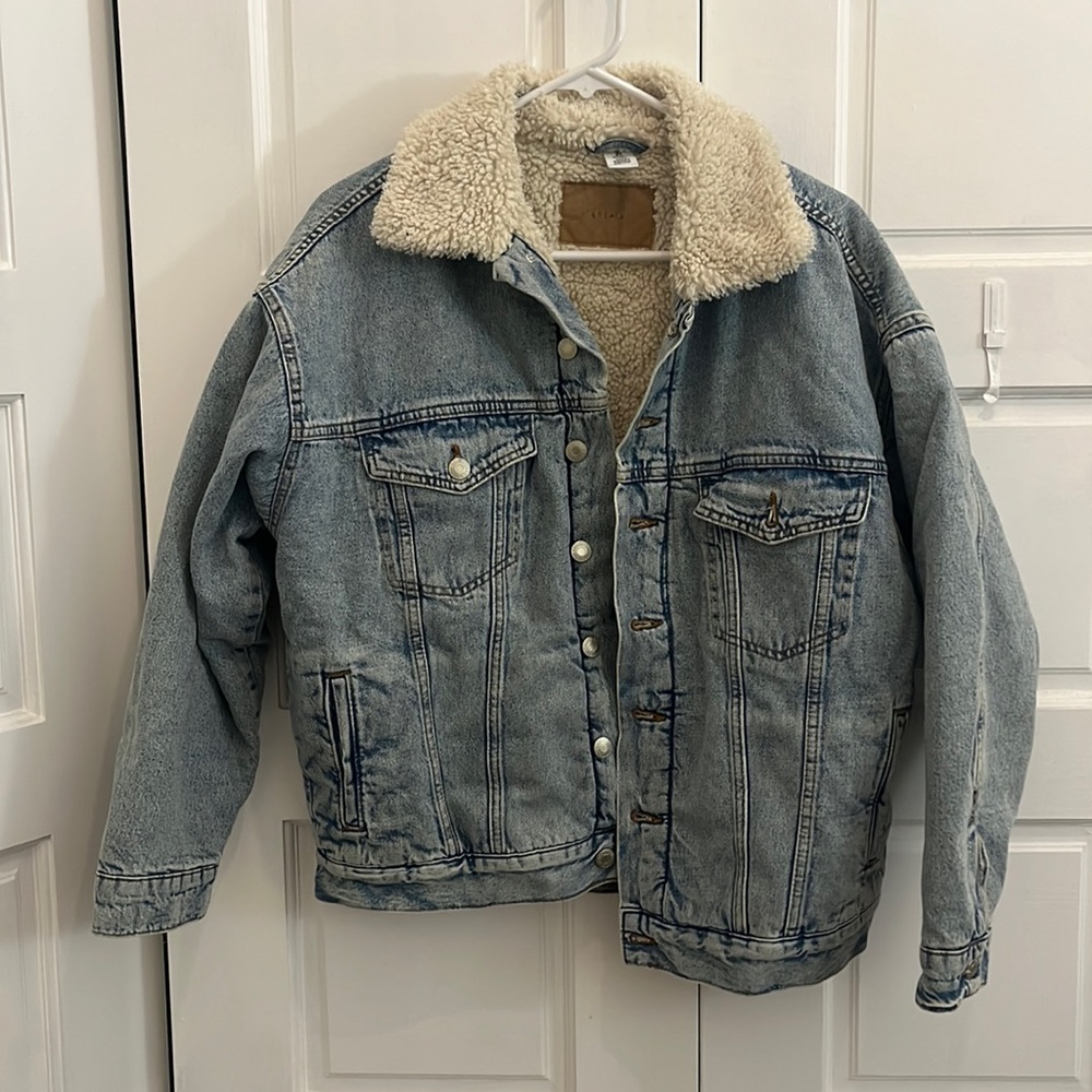 H&M Fleece-lining jean jacket